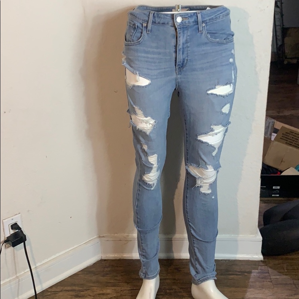 Levi’s 721 high rise distressed skinny - Picture 1 of 7